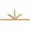 Ekena Millwork Richland Timber Gable Bracket, Western Red Cedar, 108"W x 54"H x 3 1/2"D x 3 1/2"F, 12/12 Pitch GBW108X54X0404RIC00SWR - alternate 2